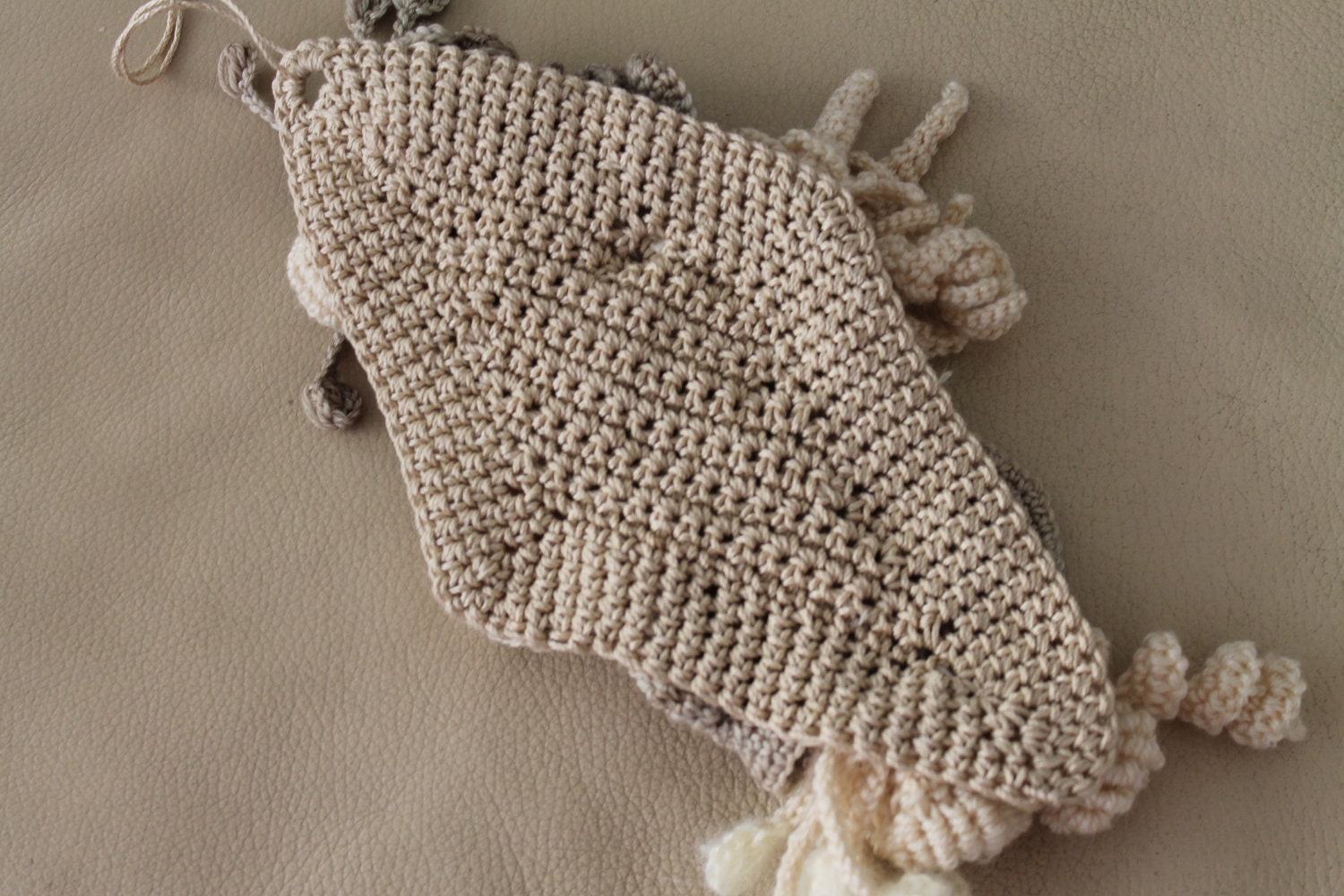 Reserved. Coral Reef / Freeform Crochet Wall Hanging / Sculpture