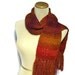 Orange Hand Knit Scarf