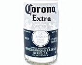 One Recycled Corona Beer Bottle Glass Tumbler