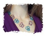 Butterfly Necklace Pattern, Beading Tutorial in PDF