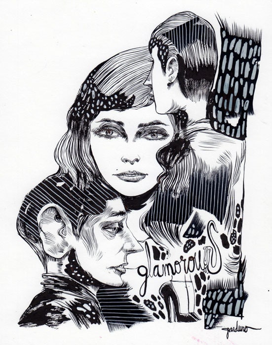 Glamour Original Illustration