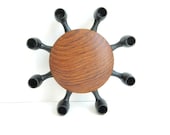 SALE:  Digsmed danish modern teak and metal candle holder