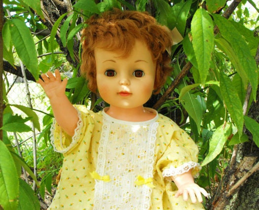 Retro 60s Doll with Pajamas and Sleeping Eyes