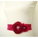Bridesmaids Dress Sash or Wedding Sash in Hot Pink and Fuchsia - Amazing Fuchsia Color Accent for Bridal Dress, Flower Bridal Sash