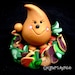 Fall Leaves Parker Figurine - Polymer Clay Character - Limited Edition Sculpture
