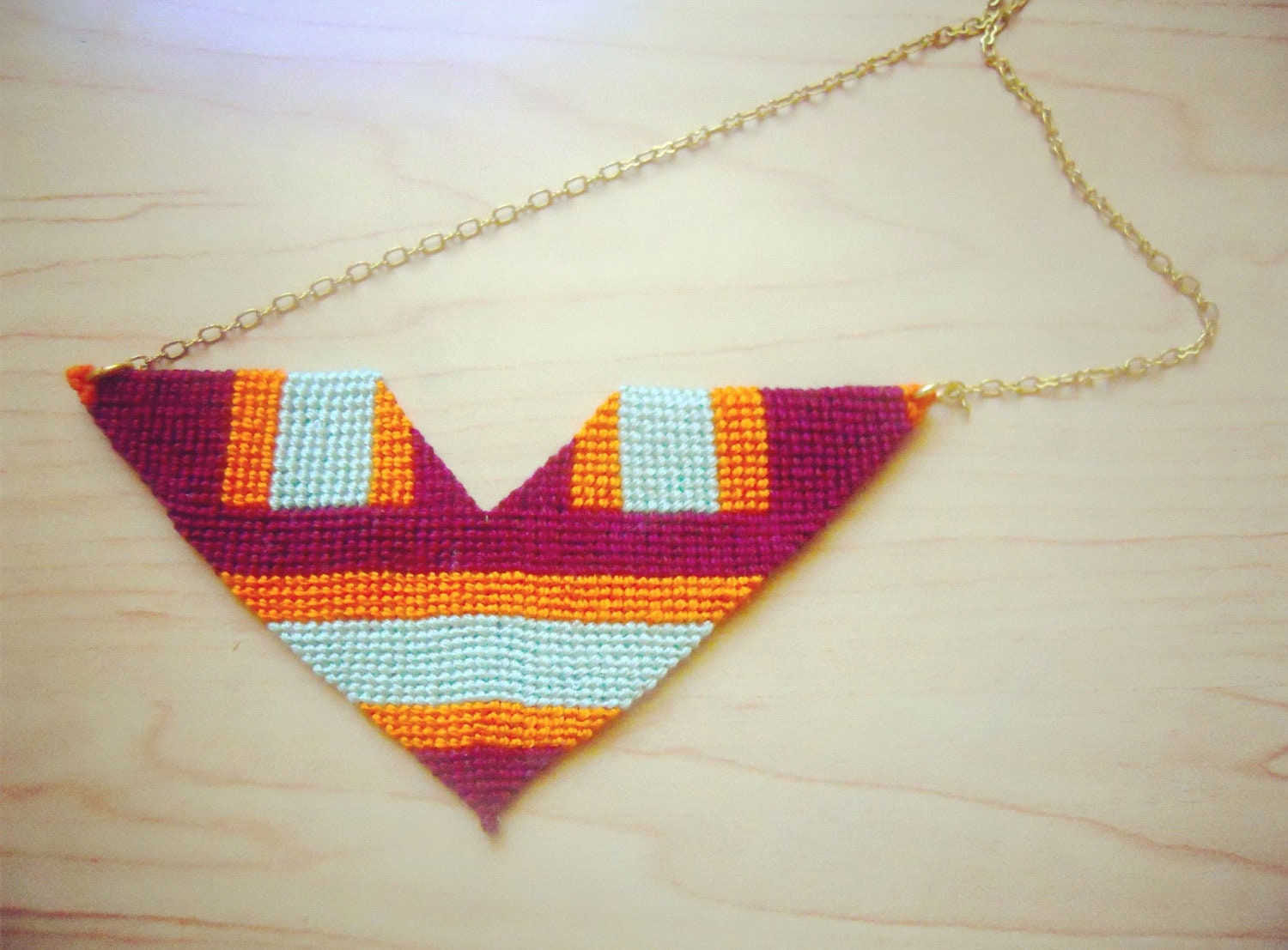 Colorful and Bold Handmade Pendant