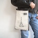 Eiffel tower, Mac Book laptop sleeve 11 or 13 inch, zipper close, PC shoulder bag, messenger Strap