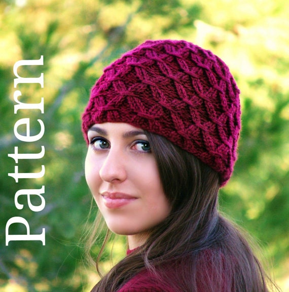 Knitting Pattern - Knit Hat Knitting pattern PDF - Beanie Hat Pattern - Winter Accessories