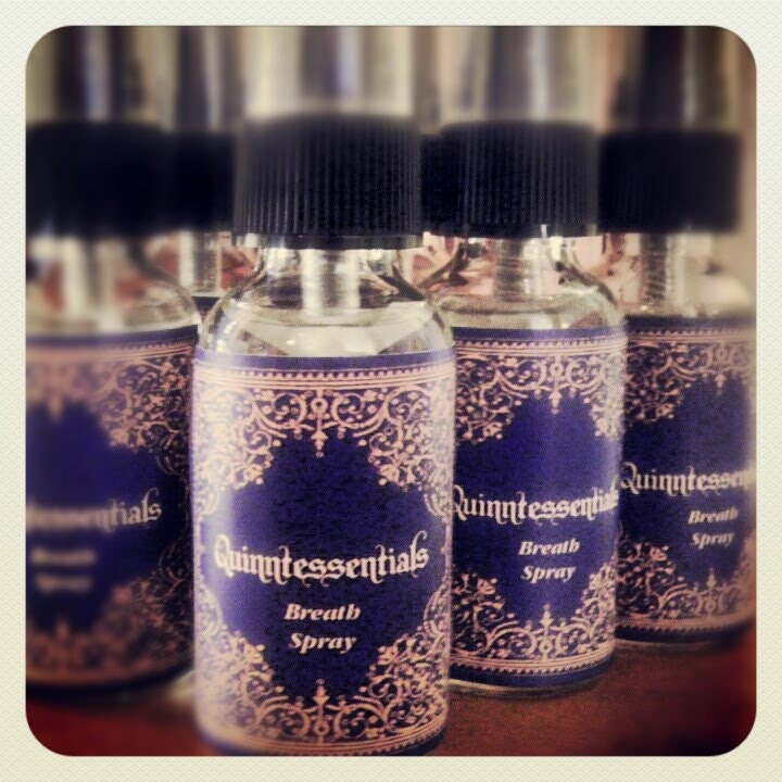 Organic Peppermint Breath Spray by Quinntessentials on Etsy