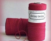 NEW- Solid Red Divine twine - Shipping -50 yards-bakers twine- Brand New Divine Twine -Color RED- SALE- Shipping 1.99