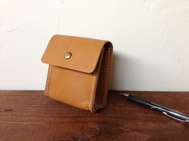 Leather accessories pouch - free shipping- CLEARANCE SALE