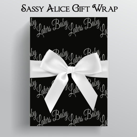 Grey Gift Wrap