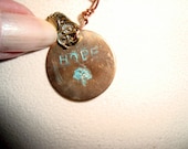Stamped Copper Necklaces - Check out Sayings