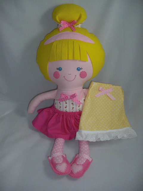 Custom Cloth doll, baby doll, dress up doll