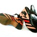 70s CHARLIE CHAPLIN vintage Iconic & Classic vegan vinyl wedge platform shoes