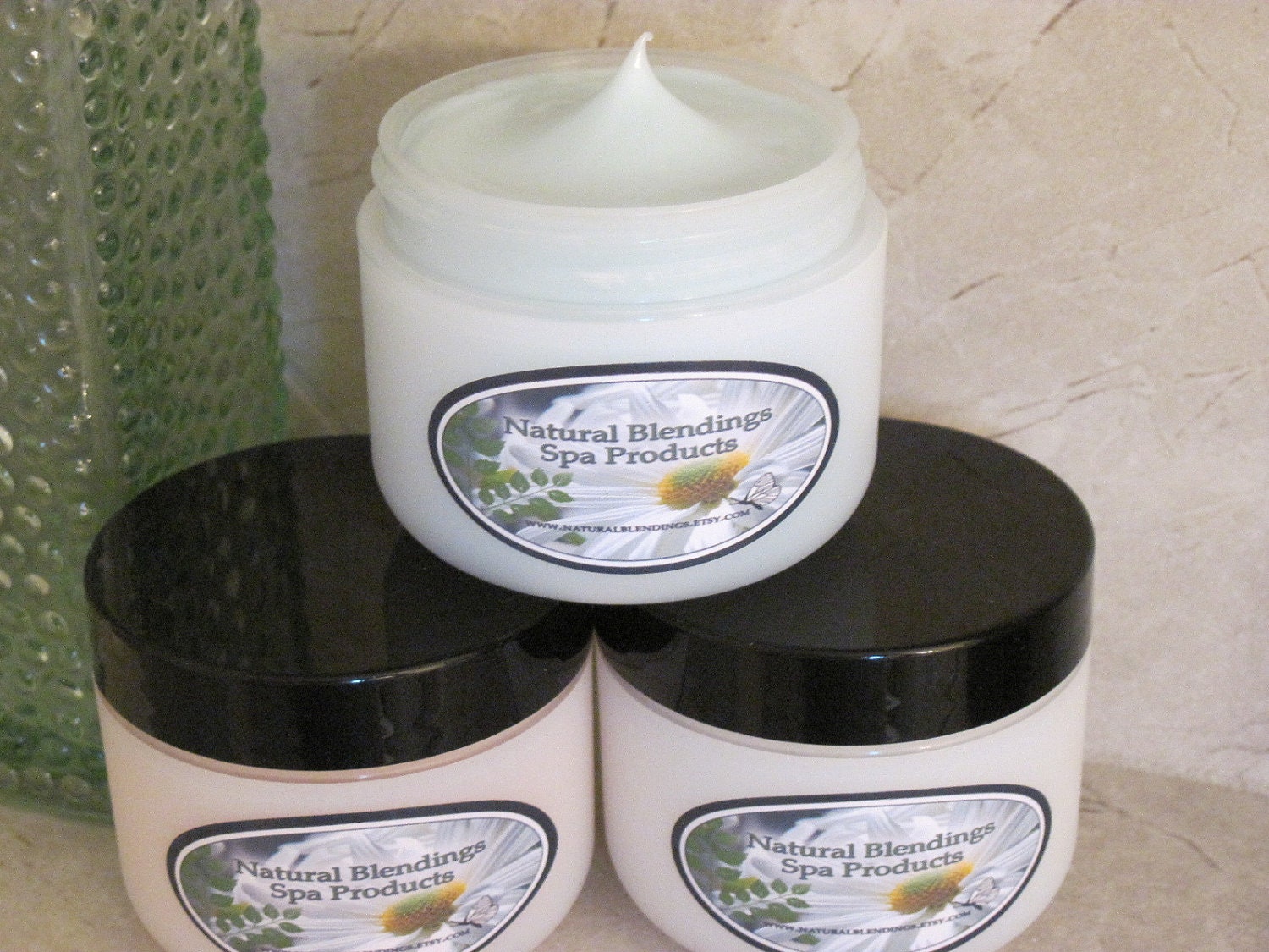 Natural Blendings Most Popular Body Cream in New Size 2 OZ jars  3/pack Made to Order Custom Fragrance