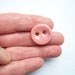 Salmon Pink Ceramic Buttons