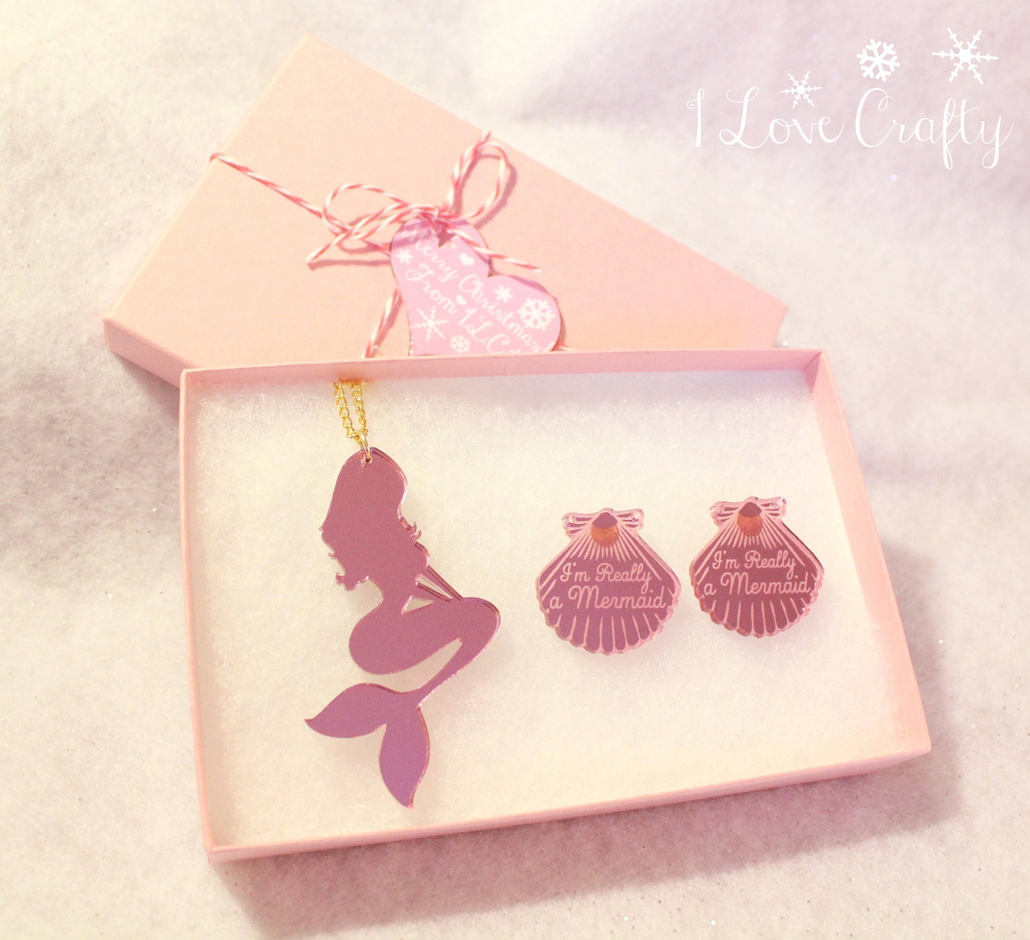 Mermaid Jewelry // I'm a Pretty Mermaid Gift Box