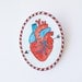 Anatomical Heart Brooch - Made to Order