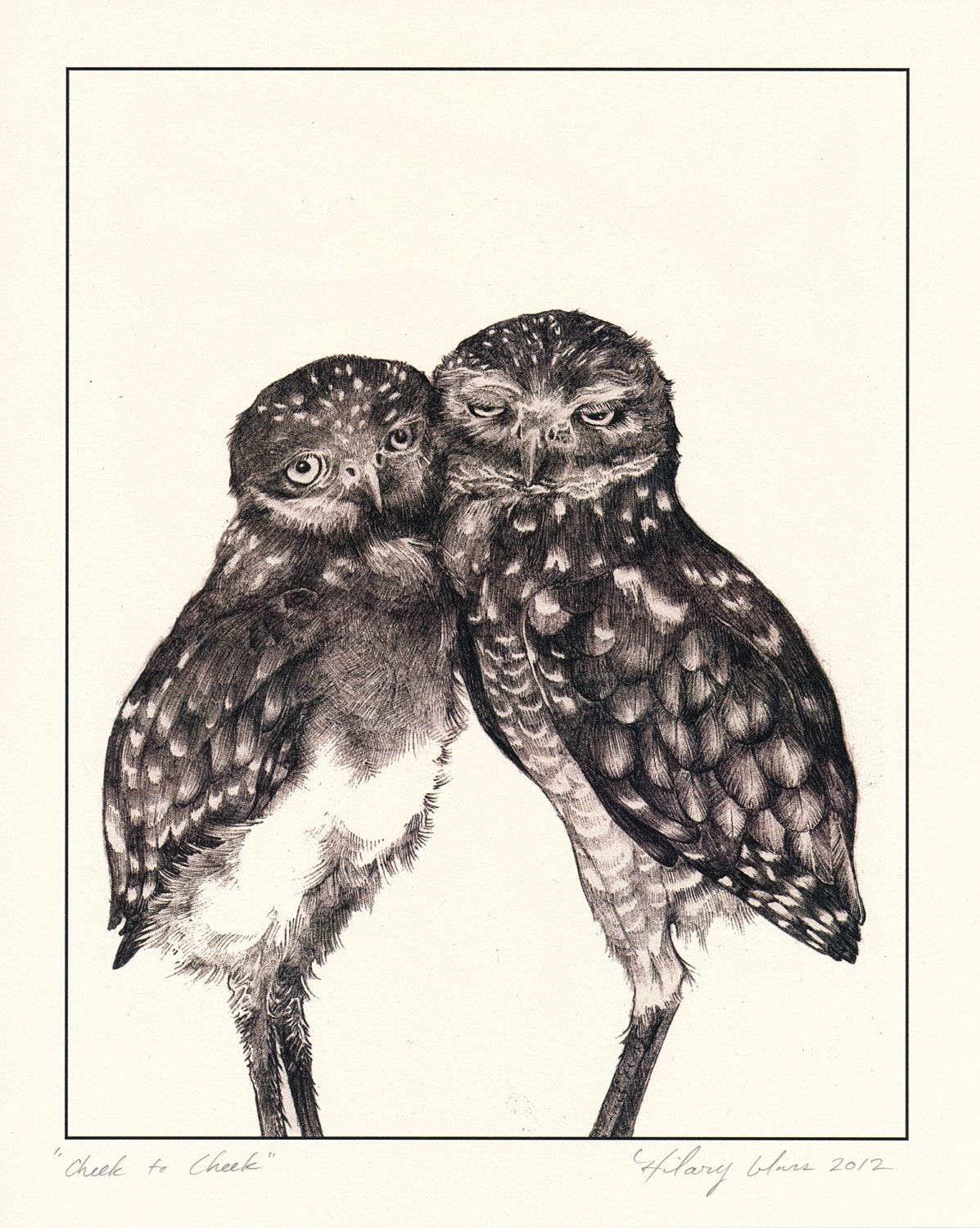 Cheek to Cheek 8" x 10"