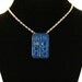 Blue Box Pin Pendant