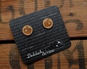 Apple Earring - eco bamboo