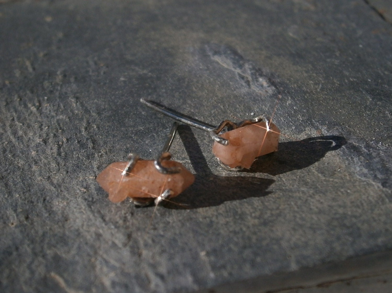 Pecos Diamond Solitare Earrings