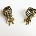 Spiral Ankh Ring, Cocktail Ring, Statement Ring, Cross Ring