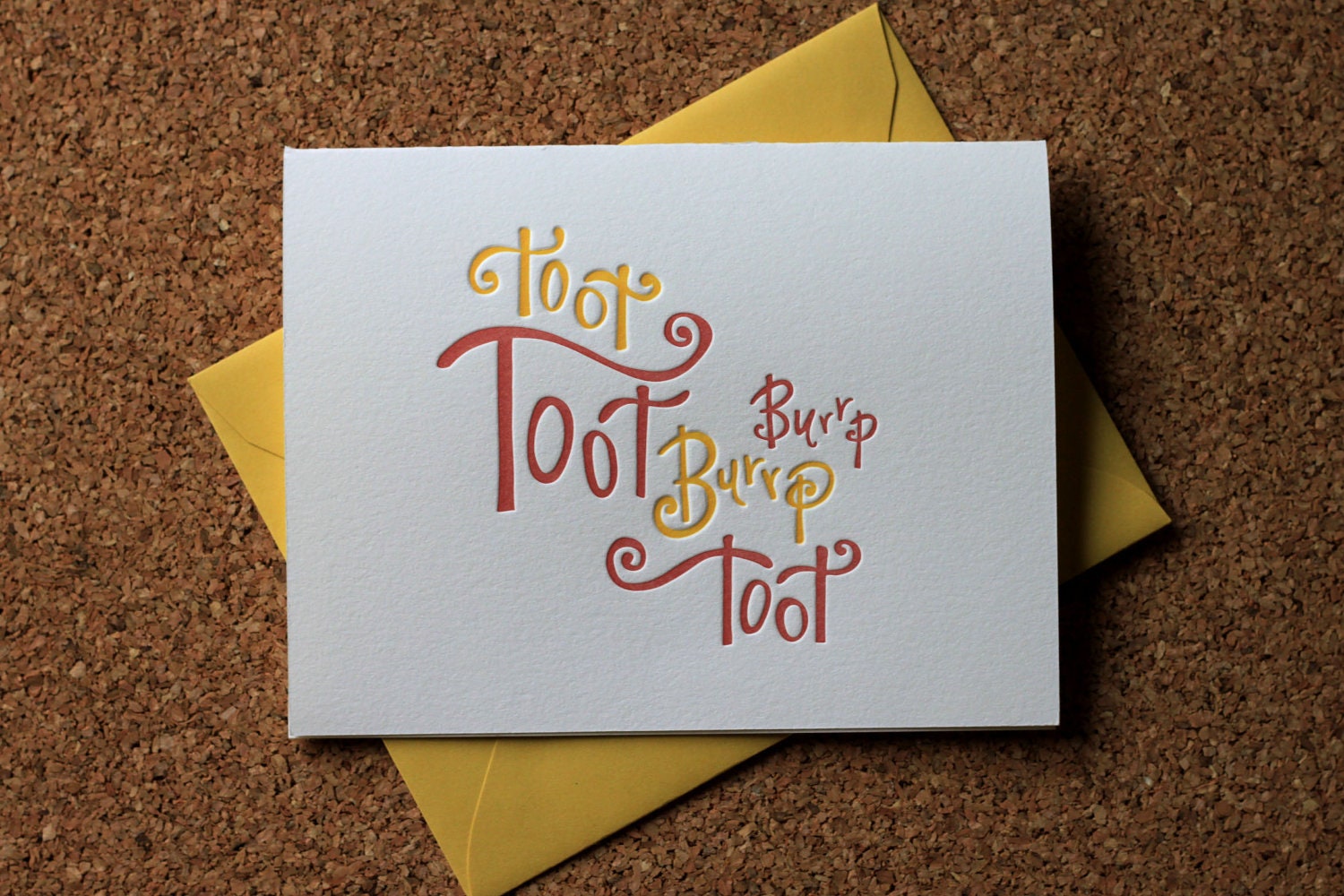 Trumpet Noise Birthday Card