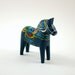 Vintage Swedish Blue Dala Horse