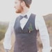 groomsmen wedding boutonniere, boutonnieres, lapel pin, natural keepsake 'Jacob'