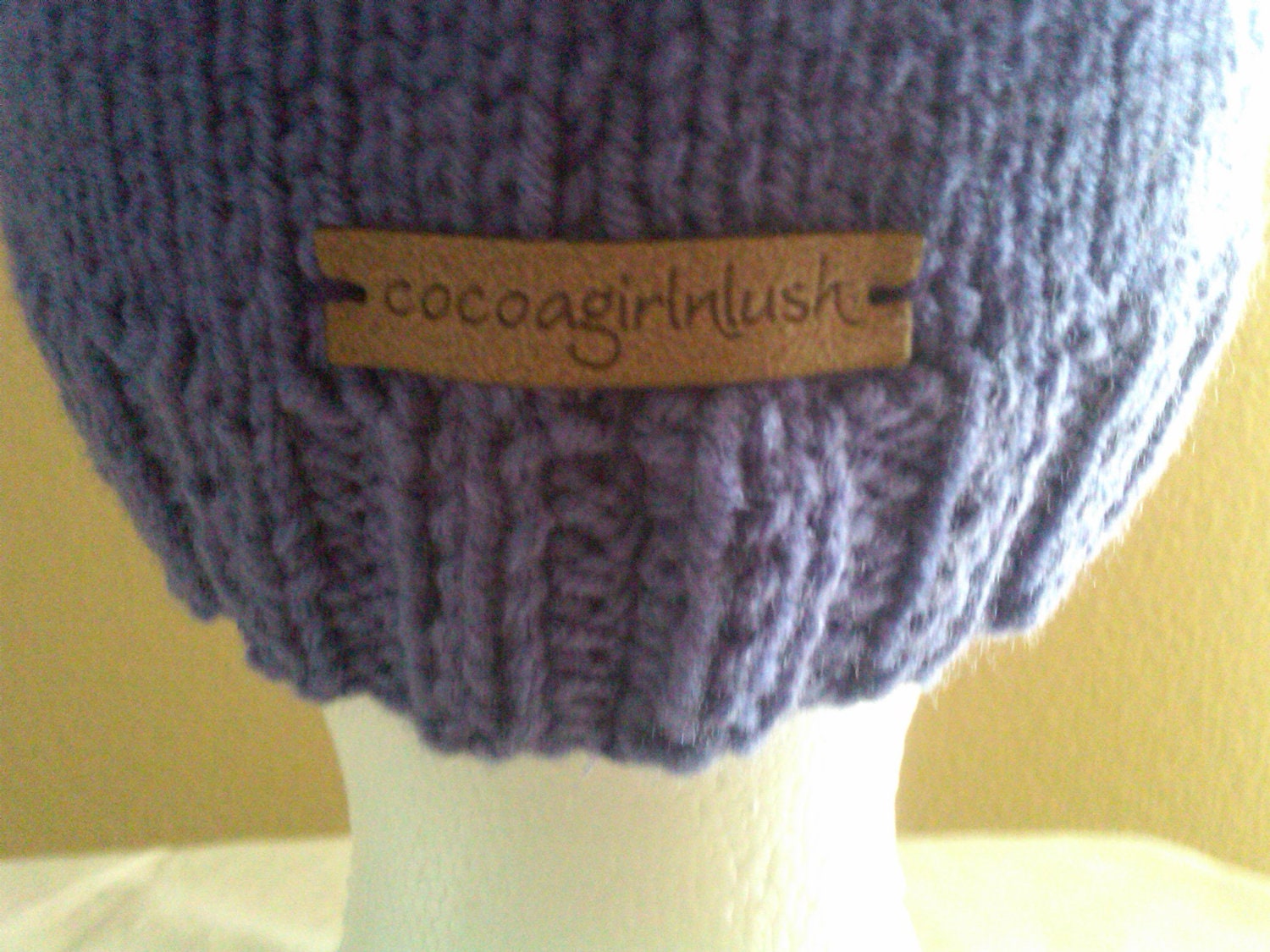 PomPom - a handknit beanie