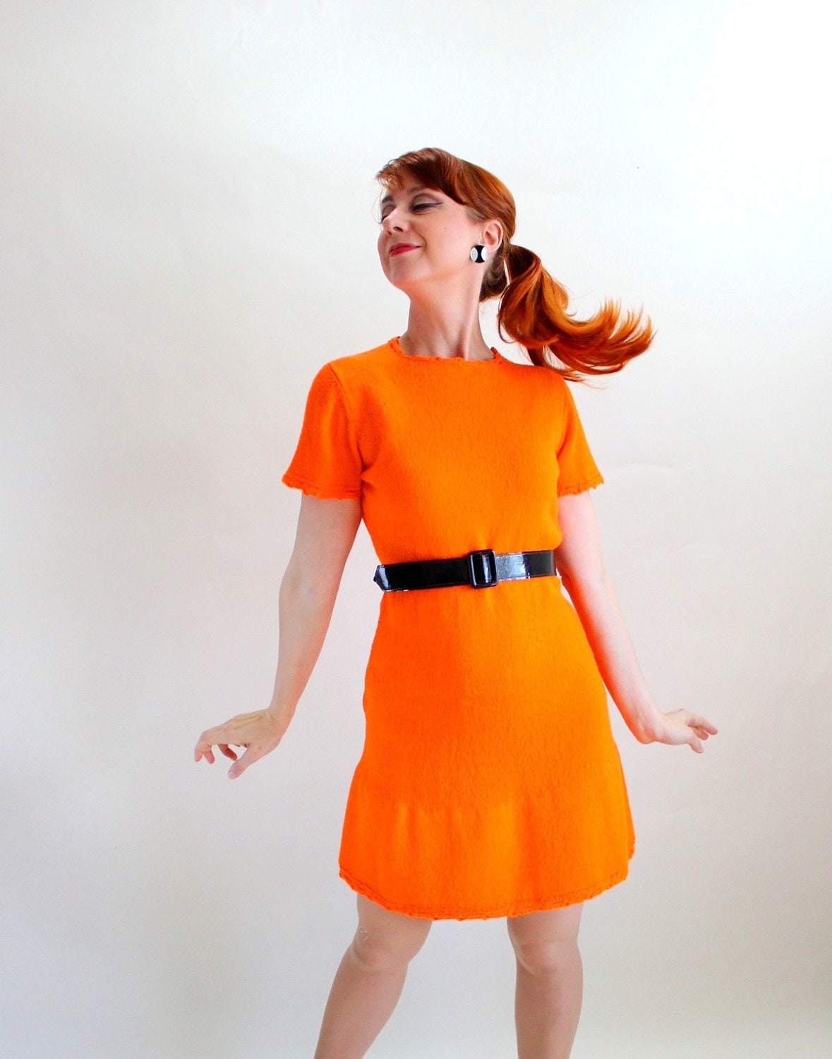 Bright Orange Dress