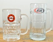 Vintage Pair Of Frosty Root Beer Mugs