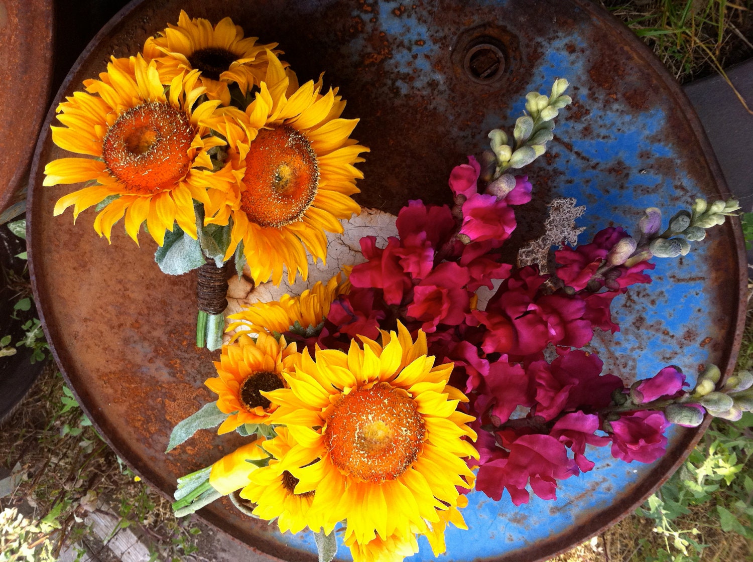 Sunflowers Bridal Bouquet Package