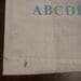 vintage ALPHABET Sesame Street Muppets twin size bedding SET 1: flat sheet, fitted sheet, pillow case
