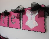 Future Mrs. Lingerie Banner Hot Pink and White for Bridal Shower Il_170x135