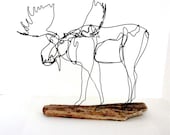 Moose Wire Sculpture