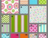 Modern Rainbow (Baby Bedding Crib Set)