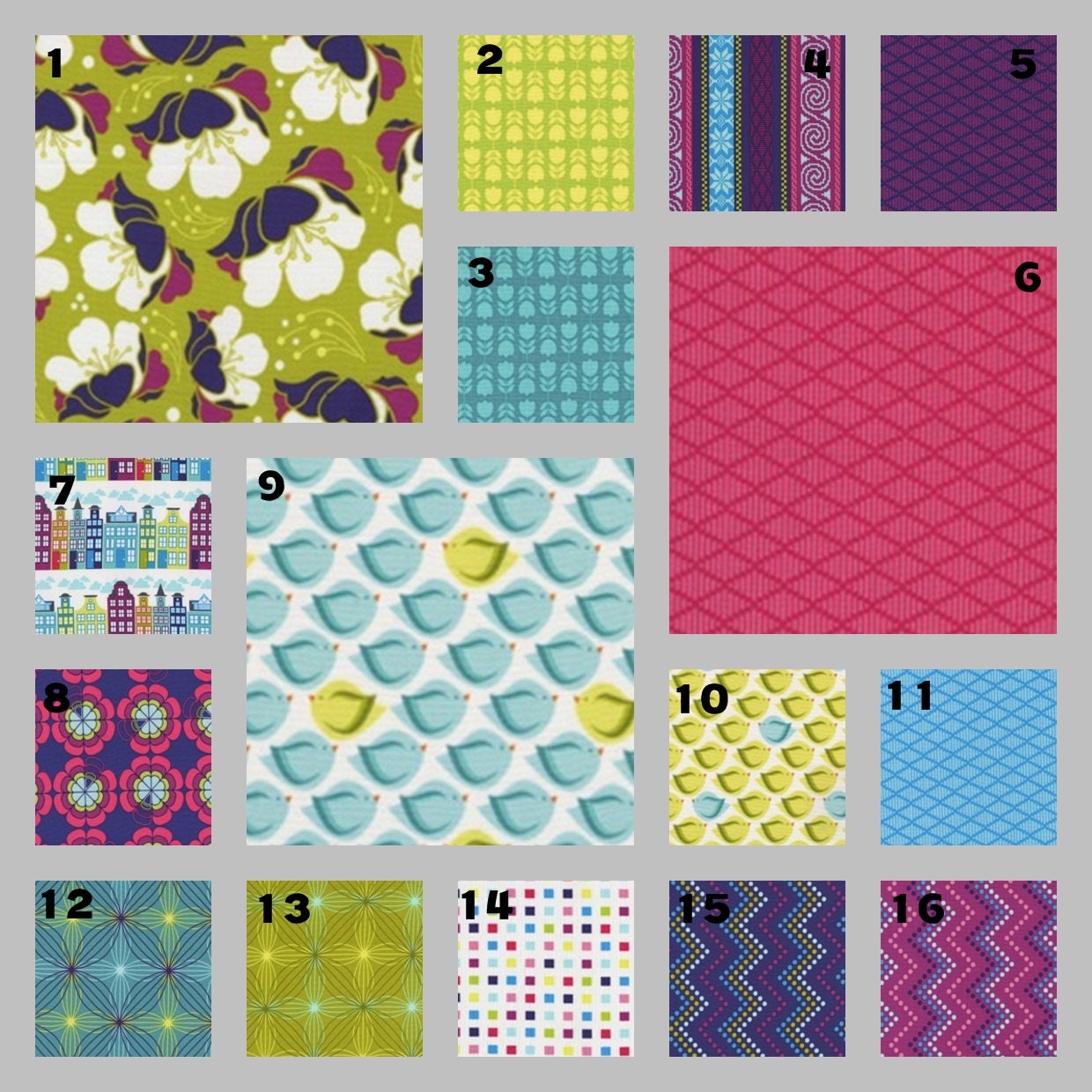 Modern Geo in Jewel (Baby Bedding Crib Set)