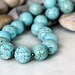 Just Beachy - Bright Blue Jumbo Magnesite Tourquoise Necklace