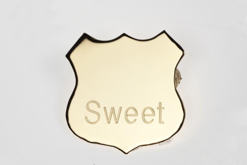 Brass Pin - Badge of Honor - Sweet