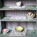 Green Buffet 1:12 Dollhouse Miniature Vintage Art Decor Shabby Chic French Style Home Decor