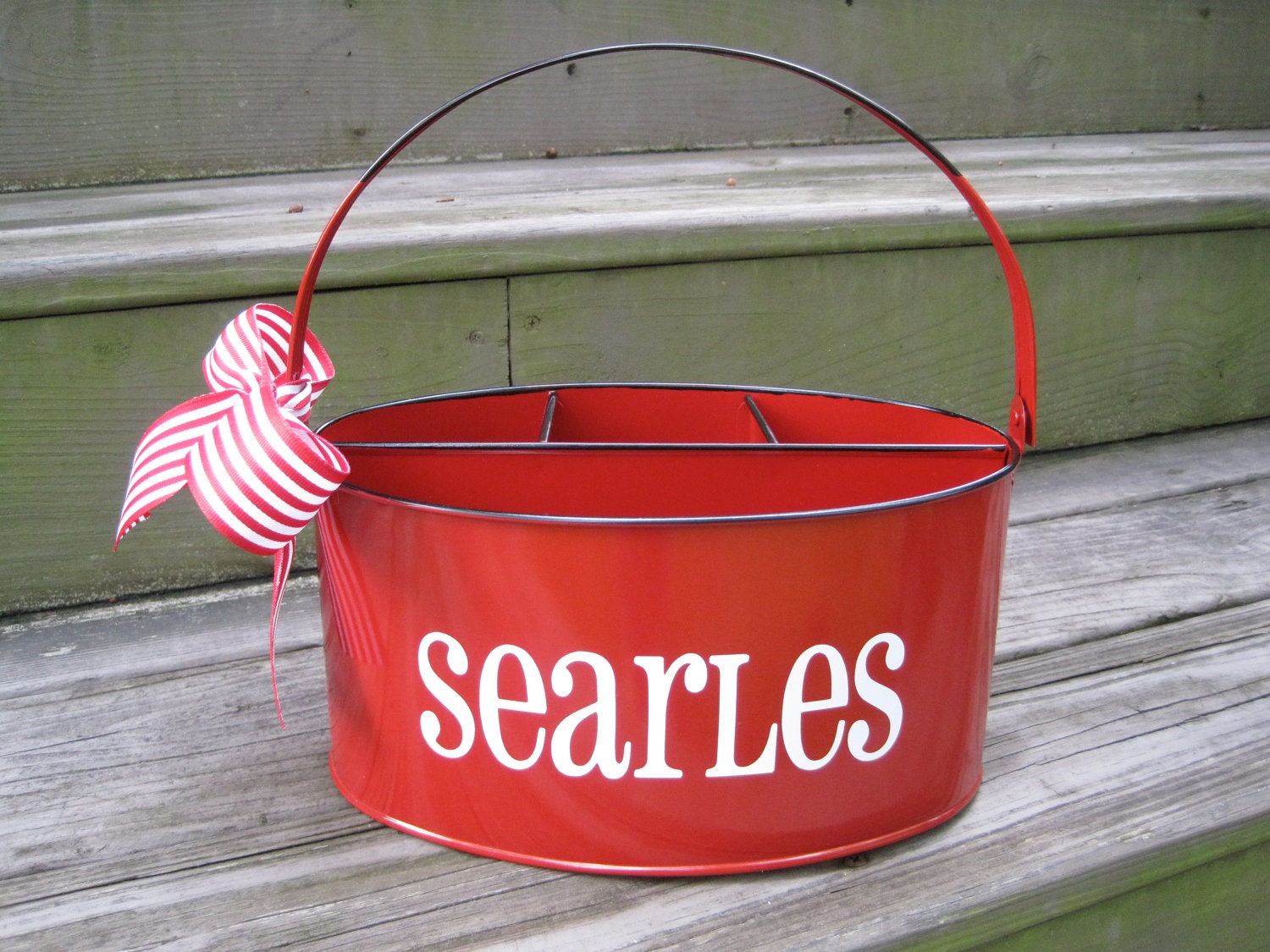 Personalized utensil holder assorted colors