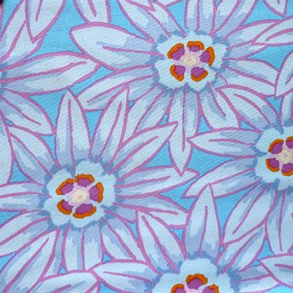 Westminster Kaffe Fassett Potentilla GP64 Blue FAT QUARTER Pre order
