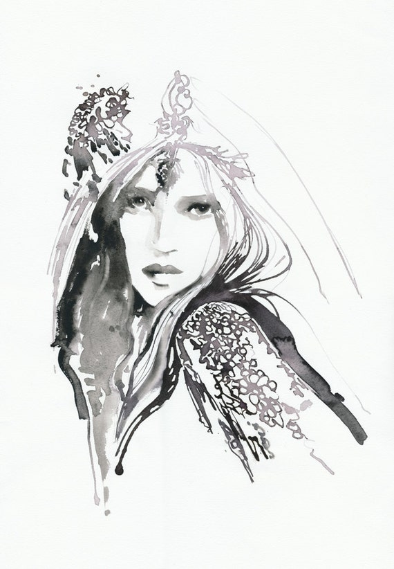 fashion illustration using ink print of ink watercolor fashion by silverridgestudio on etsy fashion illustration using ink print of ink watercolor fashion by silverridgestudio on etsy