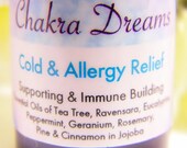 Chakra Healing COLD and ALLERGY RELIEF Blend of Therapeutic Quality Color Therapy Healing Essential Oils