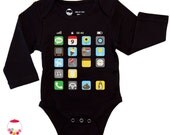 i baby apple i phone baby onesie