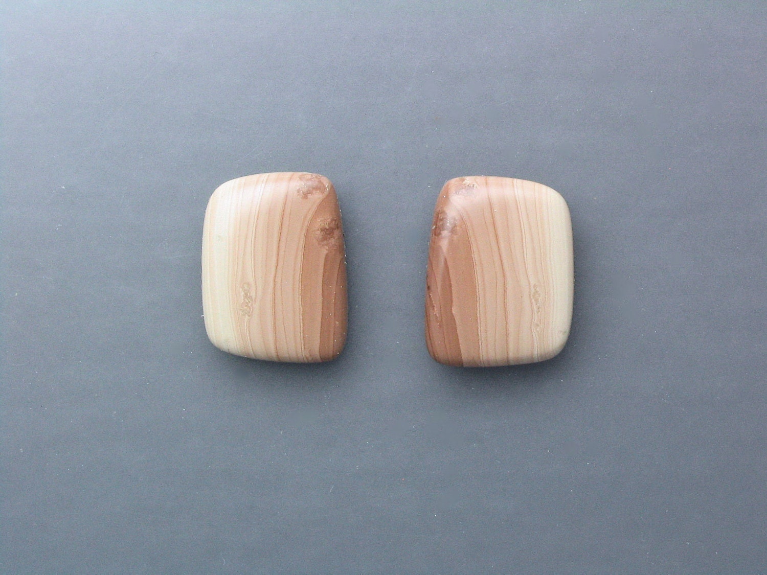 Imperial Jasper Cabochon Pair