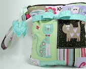 Wristlet Purse Bag Pouch Cats